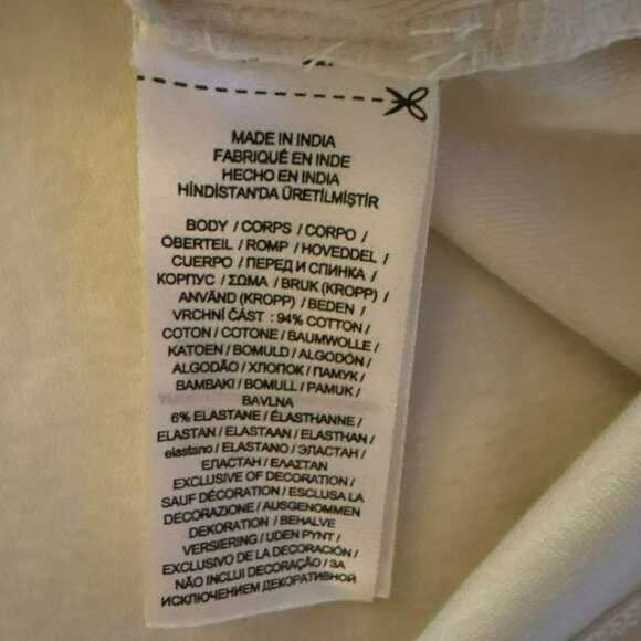 NWT Lauren Ralph Lauren Sulinah Winter Cream 3/4 Sleeve Embroidered Top Size 3X - Picture 6 of 9